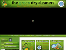 Tablet Screenshot of greendrycleaners.com.au